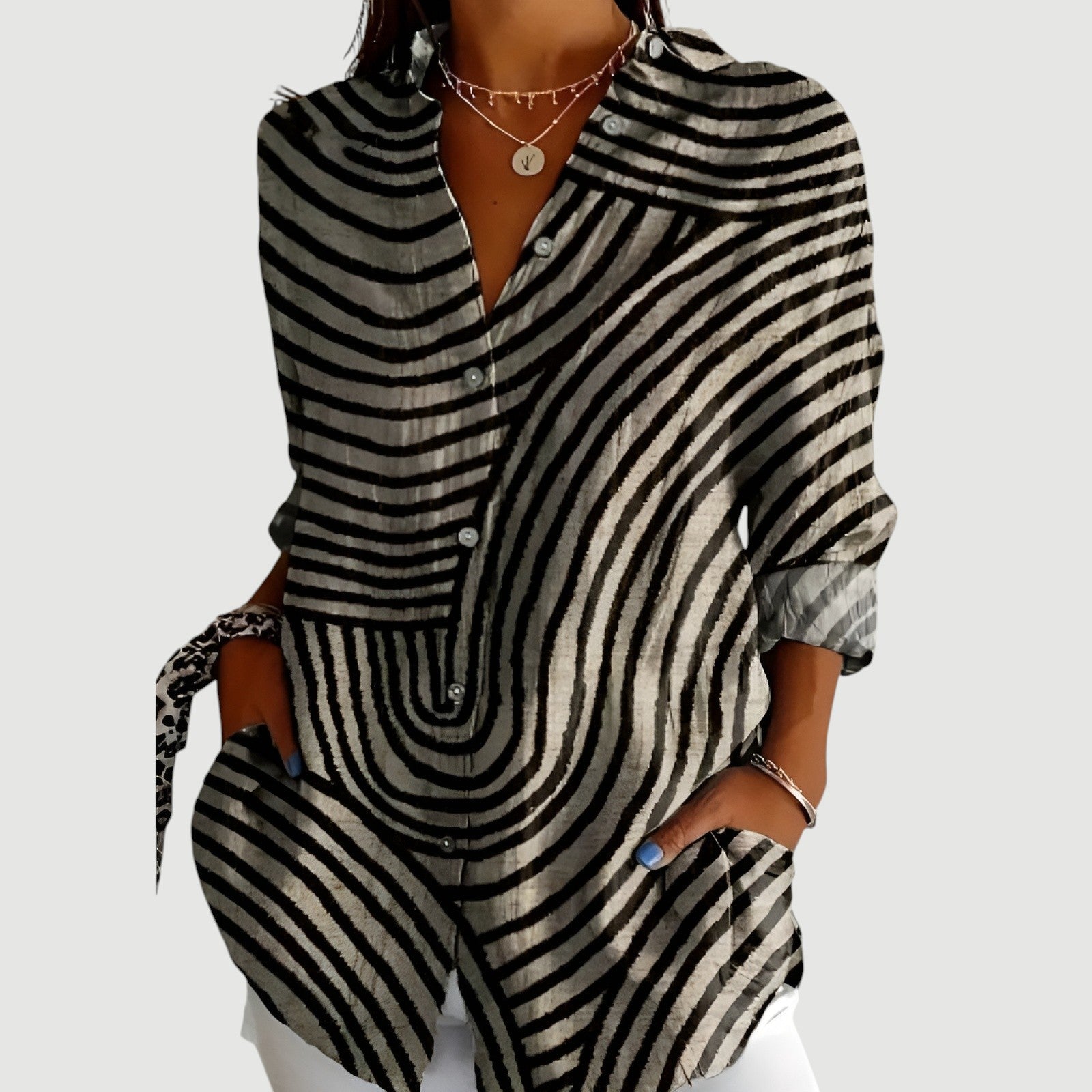 Maja™ | Blouse met kleurrijk design