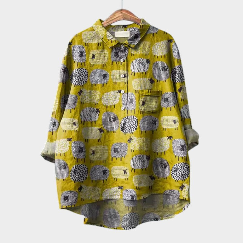VIOLETTA | Oversized Bloes met Absoluut Comfort voor Zonnige Dagen