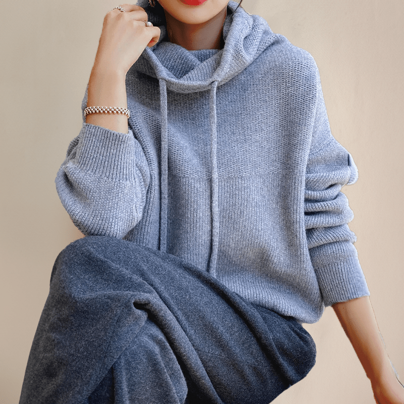 SIENNA | Warme en Comfortabele Hoodie met Hoge Kraag