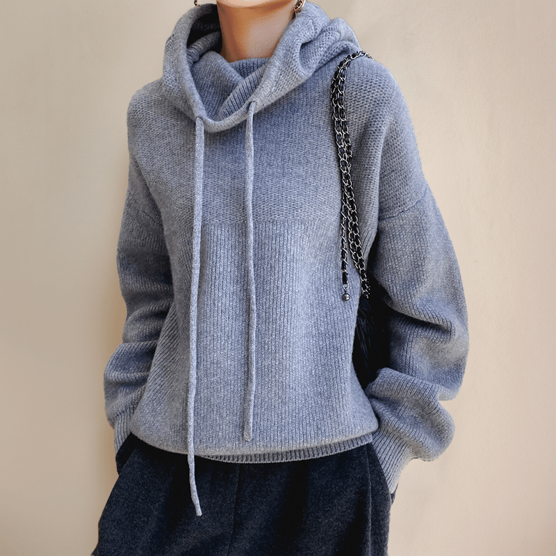SIENNA | Warme en Comfortabele Hoodie met Hoge Kraag