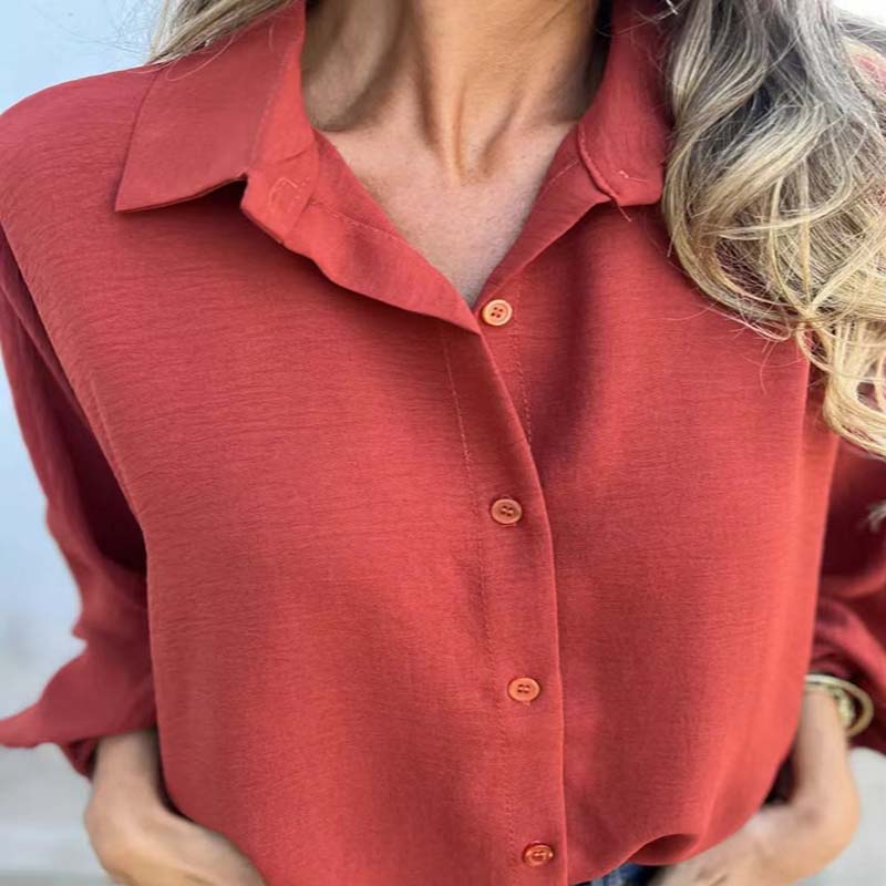 JUNO | Elegante Blouse met Verfijnde Lanternmouwen
