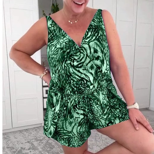 SABRINA | Zomerse Jumpsuit met Stralende Print en Comfortabele Pasvorm