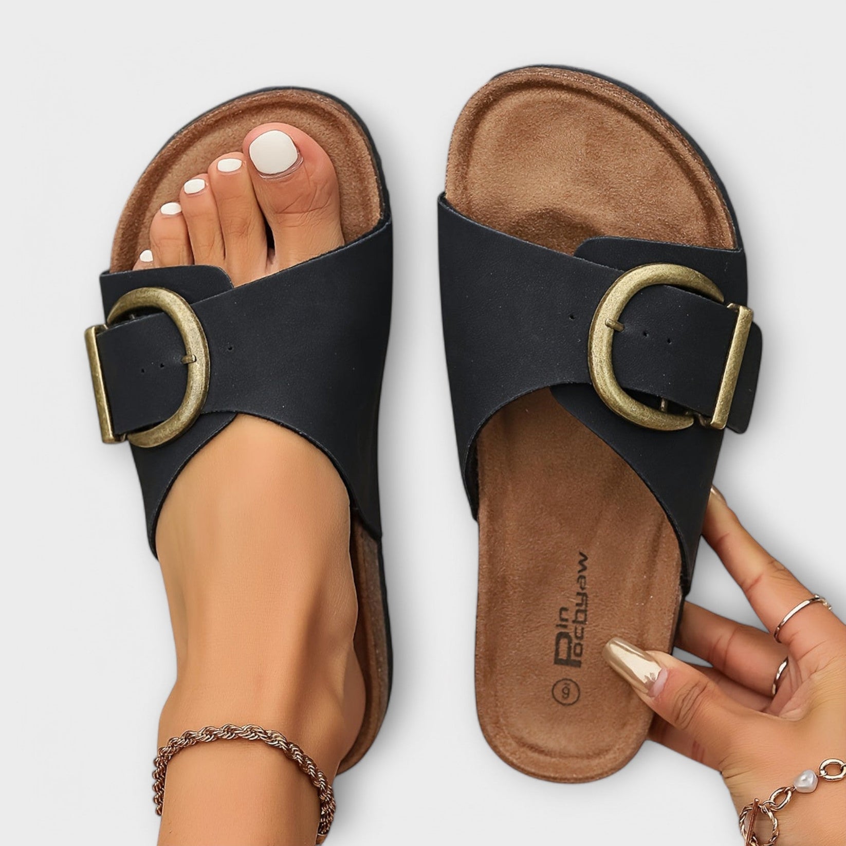 VERONICA | Ergonomische Dag Sandalen met Verstelbare Gesp en Ontspannen Stijl