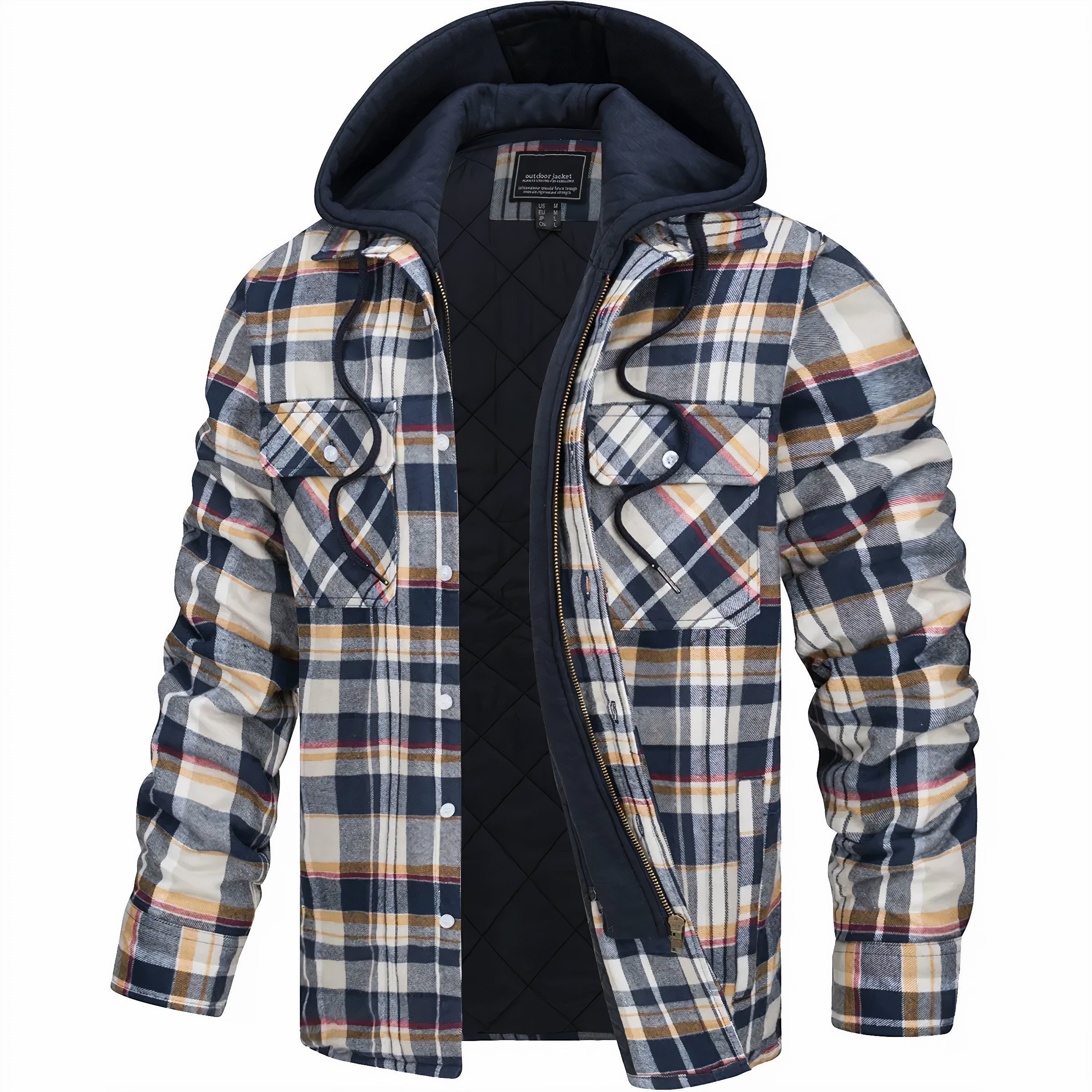 KARL | Ruitjack voor Mannen met Warmte en Stijl voor Herfst en Winterdagen