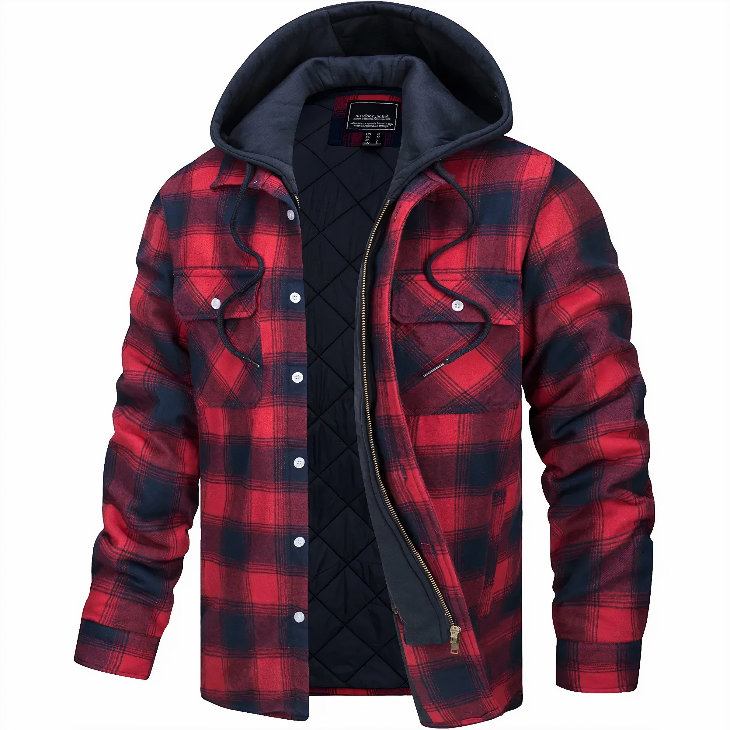 KARL | Ruitjack voor Mannen met Warmte en Stijl voor Herfst en Winterdagen