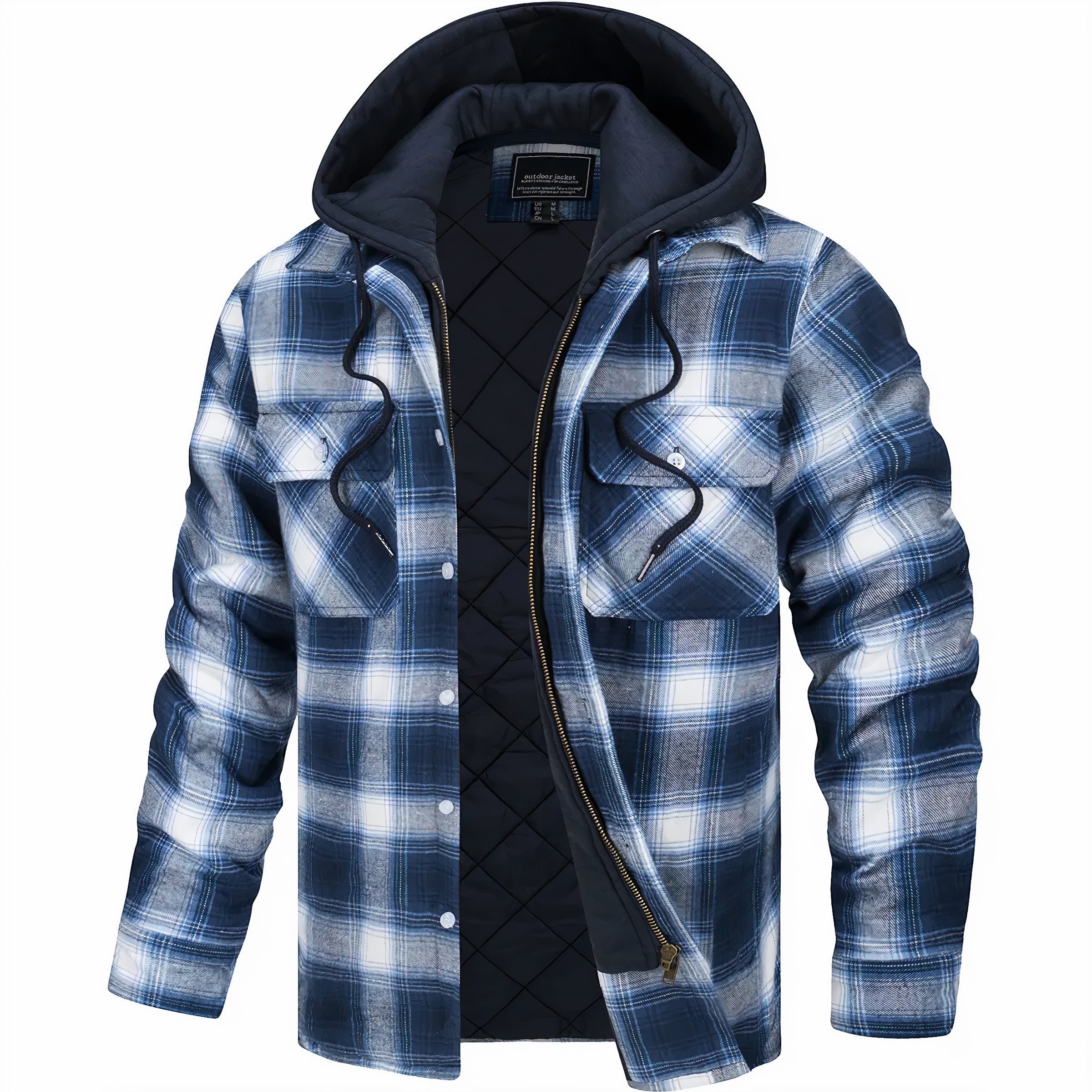KARL | Ruitjack voor Mannen met Warmte en Stijl voor Herfst en Winterdagen