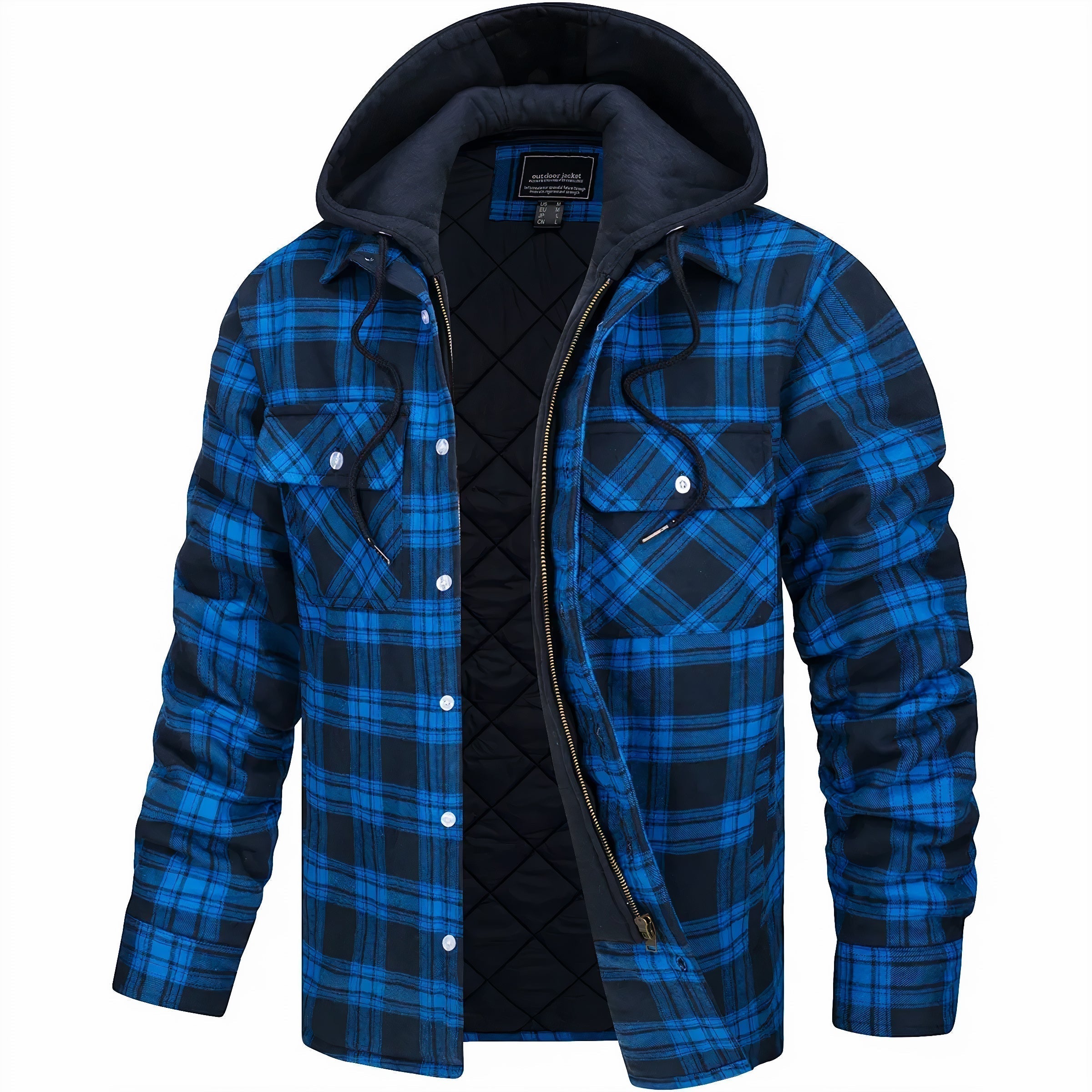 KARL | Ruitjack voor Mannen met Warmte en Stijl voor Herfst en Winterdagen