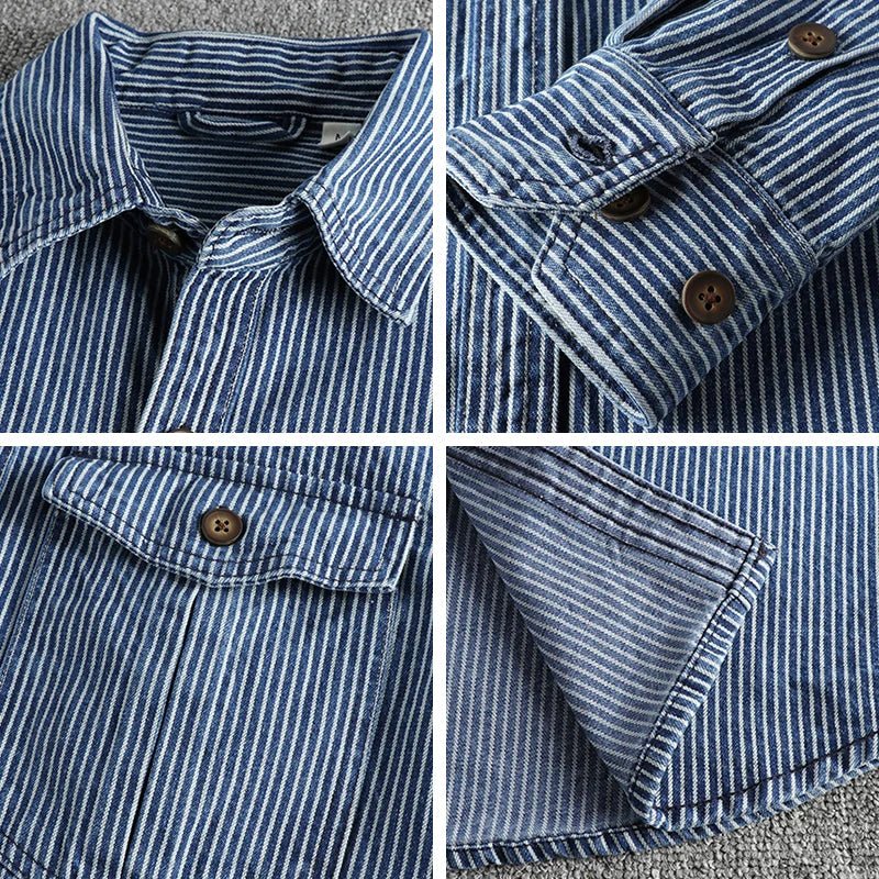 KOEN | Denim Overhemd voor Tijdloze Stijl en Casual Zelfvertrouwen
