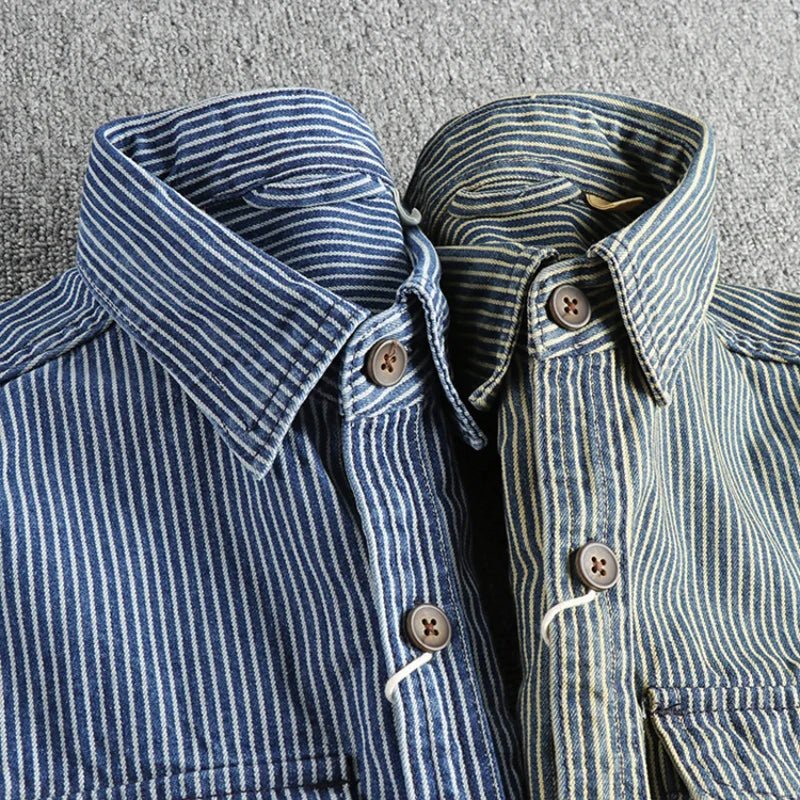 KOEN | Denim Overhemd voor Tijdloze Stijl en Casual Zelfvertrouwen