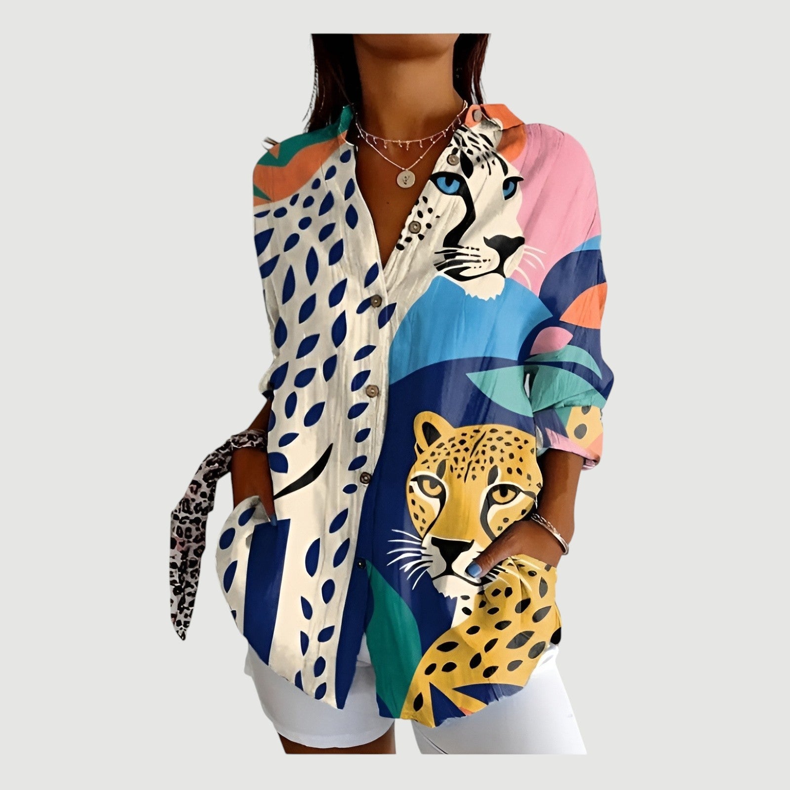 Lærke™ | Blouse met kleurrijk ontwerp