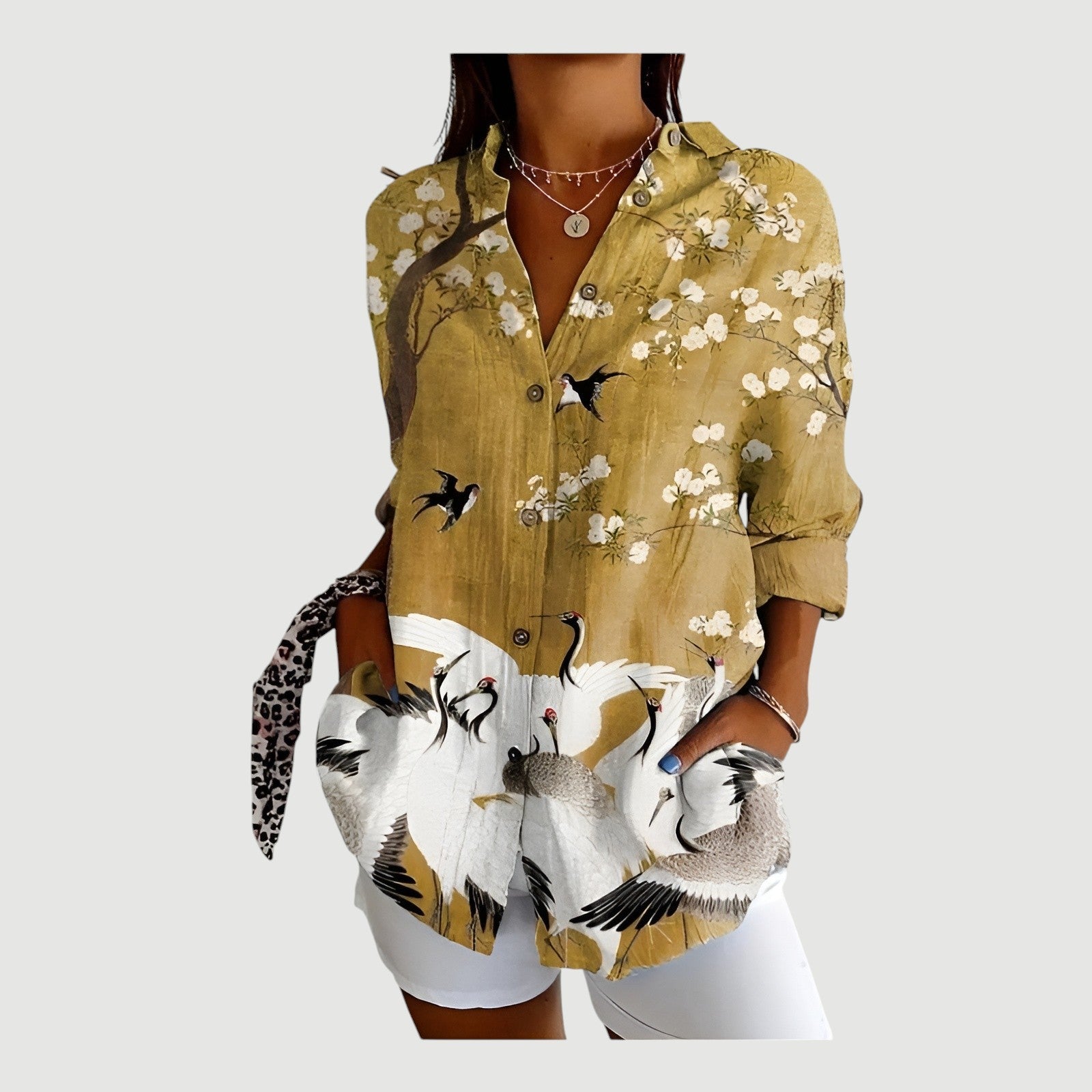 Thyra™ | Blouse met kleurrijk design