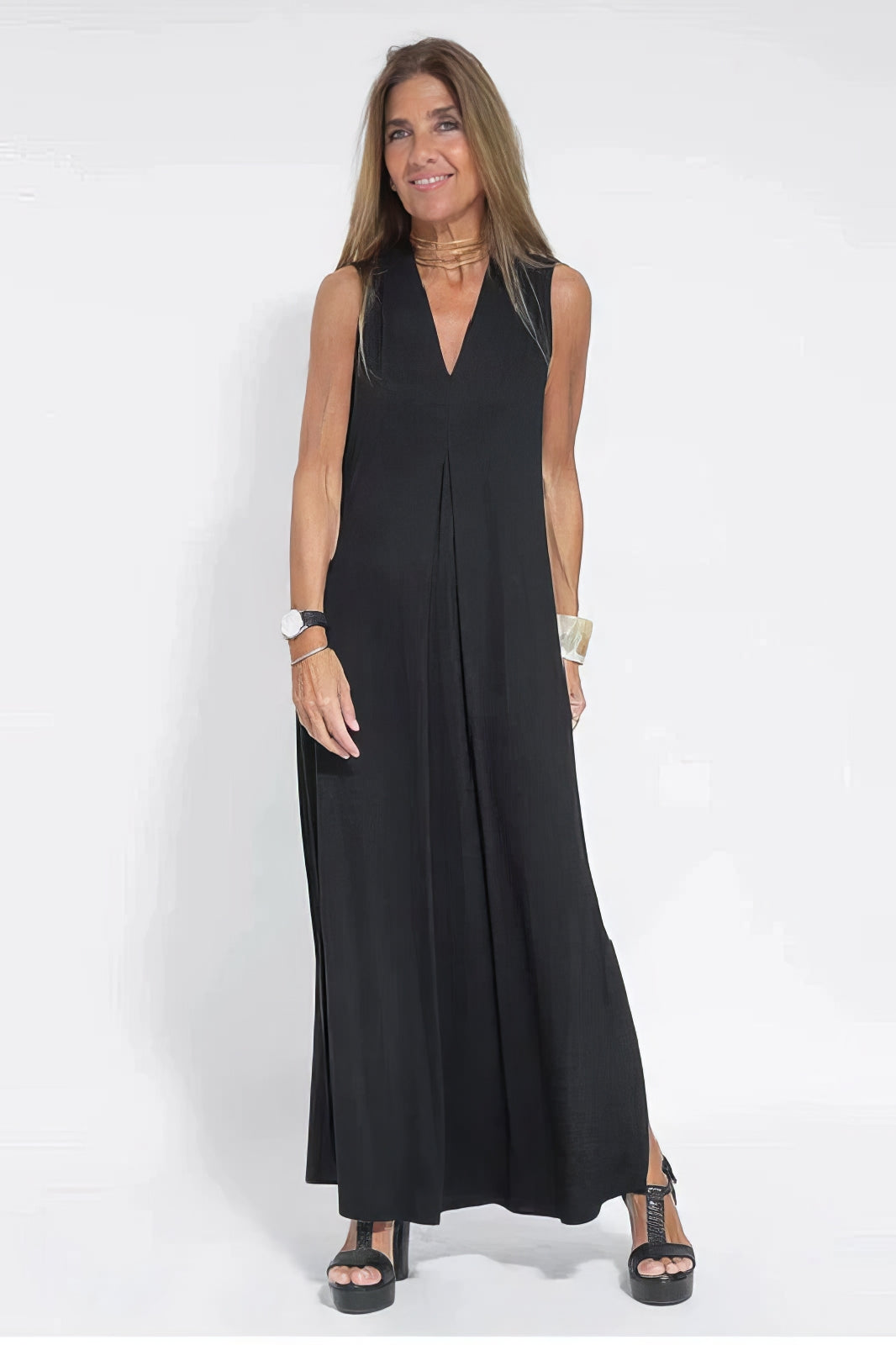 ELISE | Elegante Lange Jurk met Bijpassende Cardigan Gratis